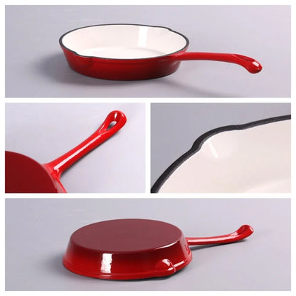 Non-Stick Enameled Cast Iron Fry Pan