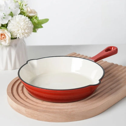 Non-Stick Enameled Cast Iron Fry Pan